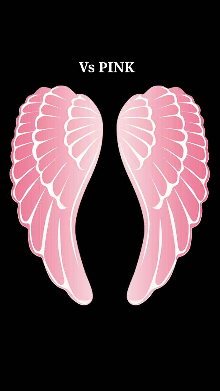 Victoria's Secret Pink Angel Wings Wallpaper