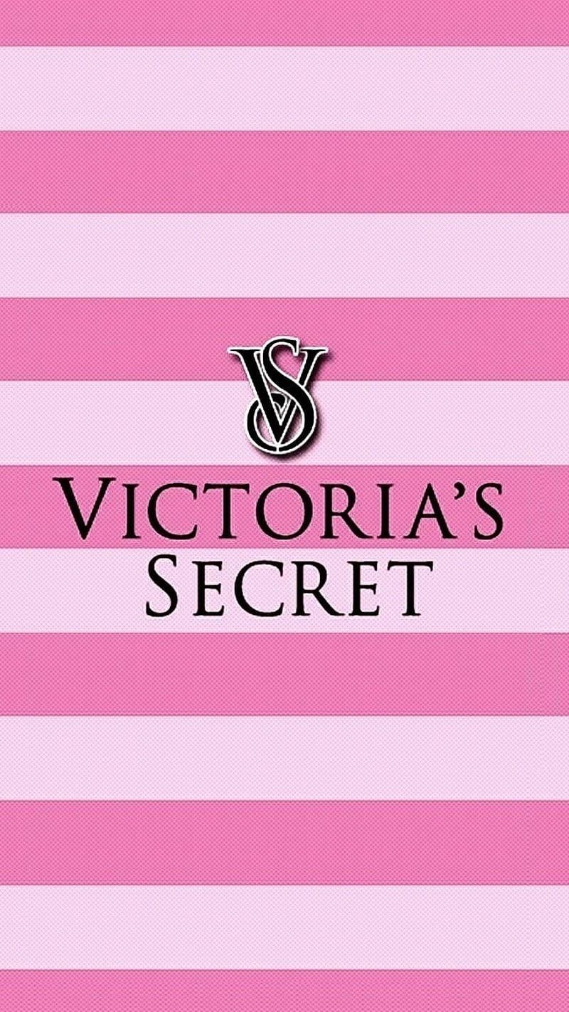 Exquisite Victoria's Secret Pink Stripes Collection Wallpaper