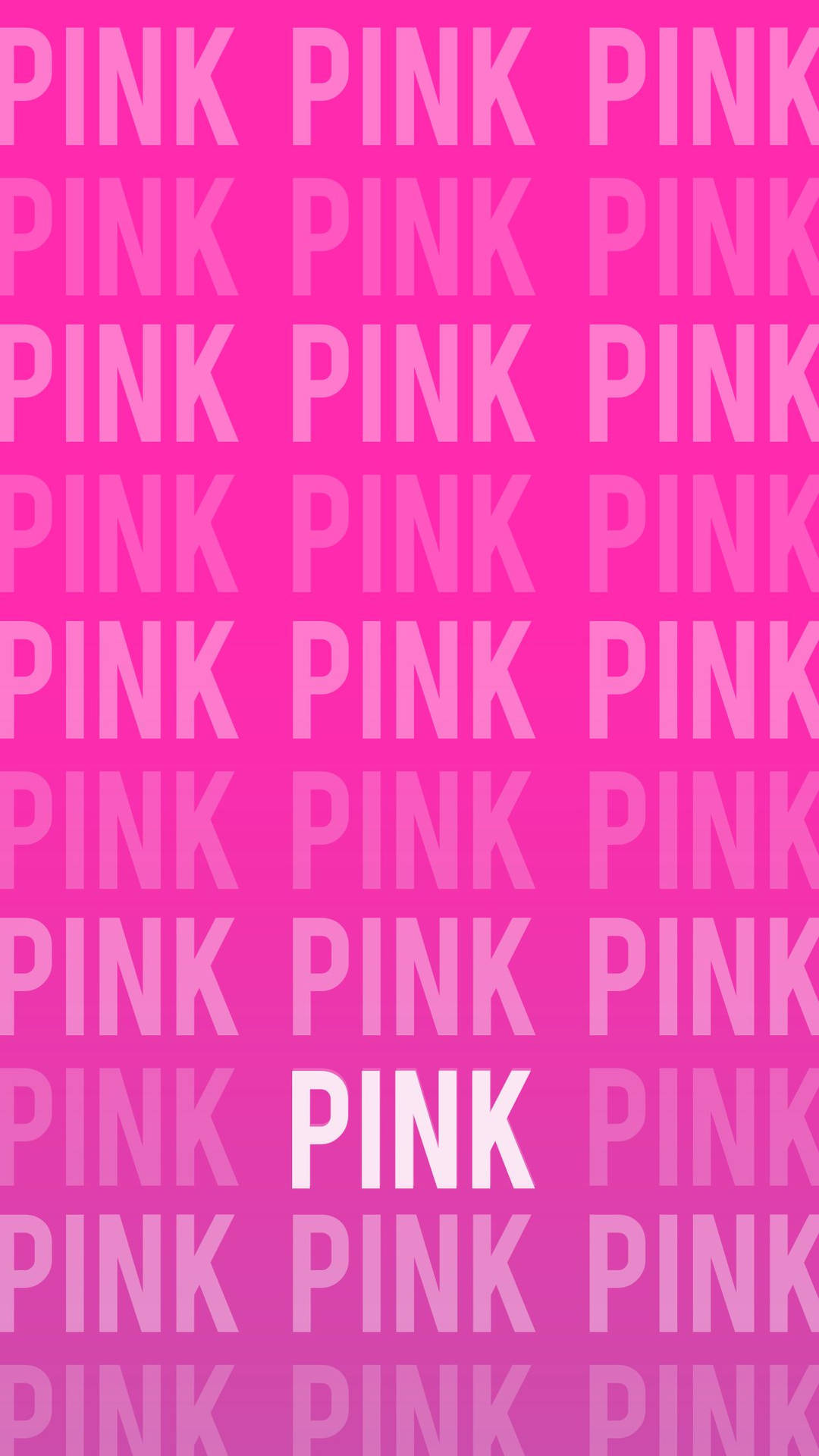 Victoria's Secret Vivid PINK Logo Pattern Wallpaper