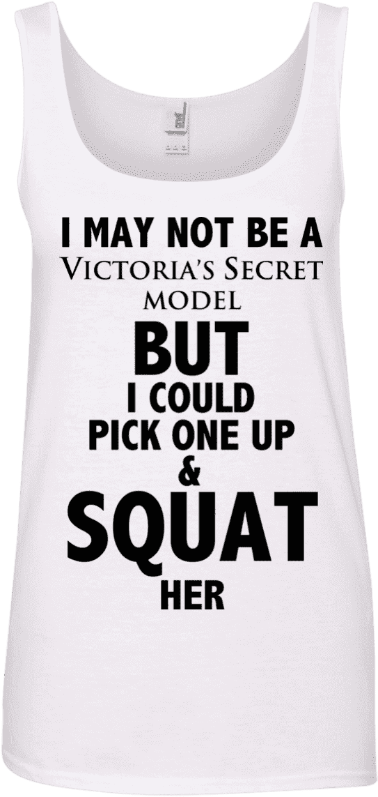 Download Victoria Secret Model Squat Tank Top | Wallpapers.com