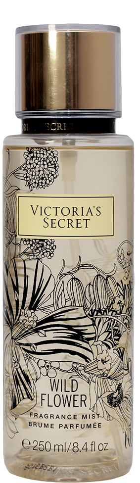 Victoria Secret Wild Flower Fragrance Mist Bottle PNG