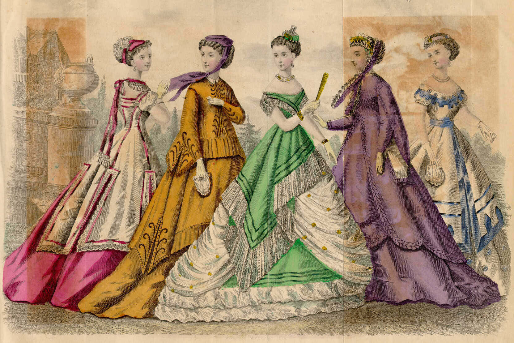 Viktorianischemode - Eine Kollektion Von Kleidern