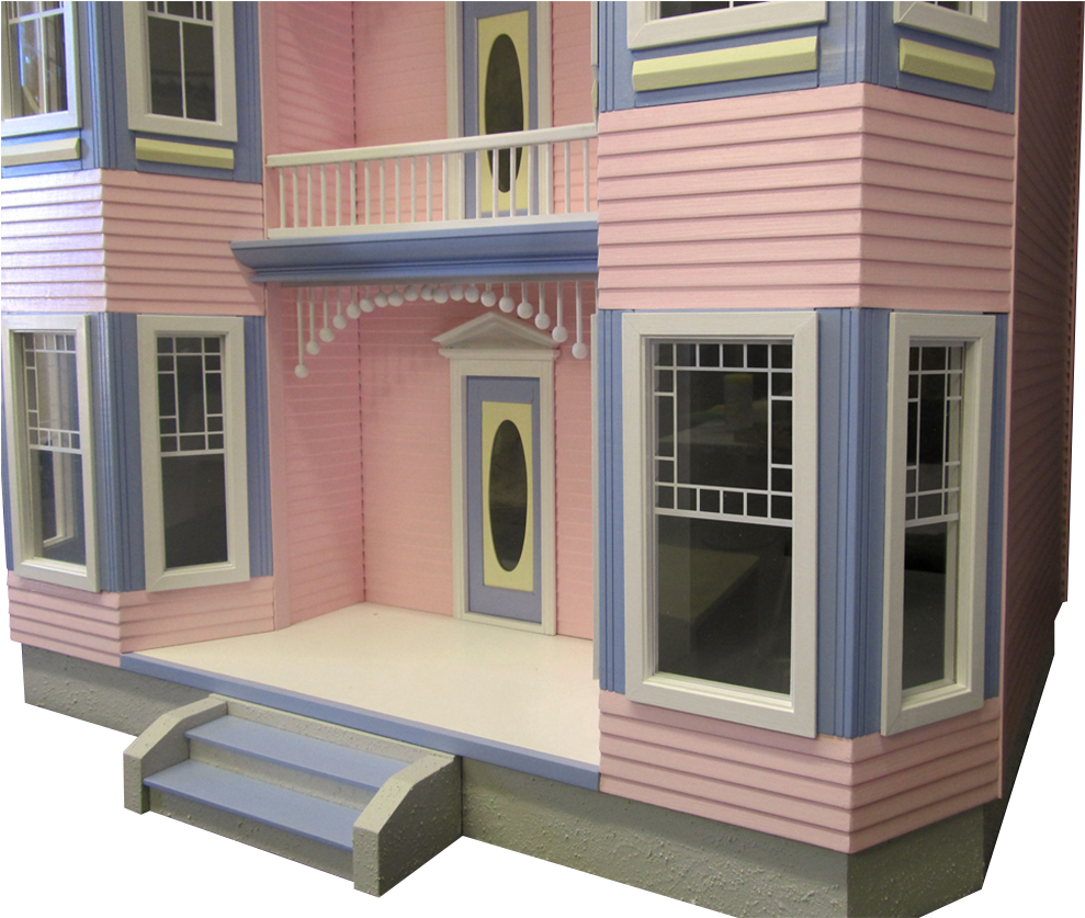 Victorian Dollhouse Exterior PNG
