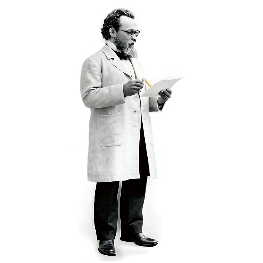 Victorian Era Scientist Darwin Png Drw85 PNG