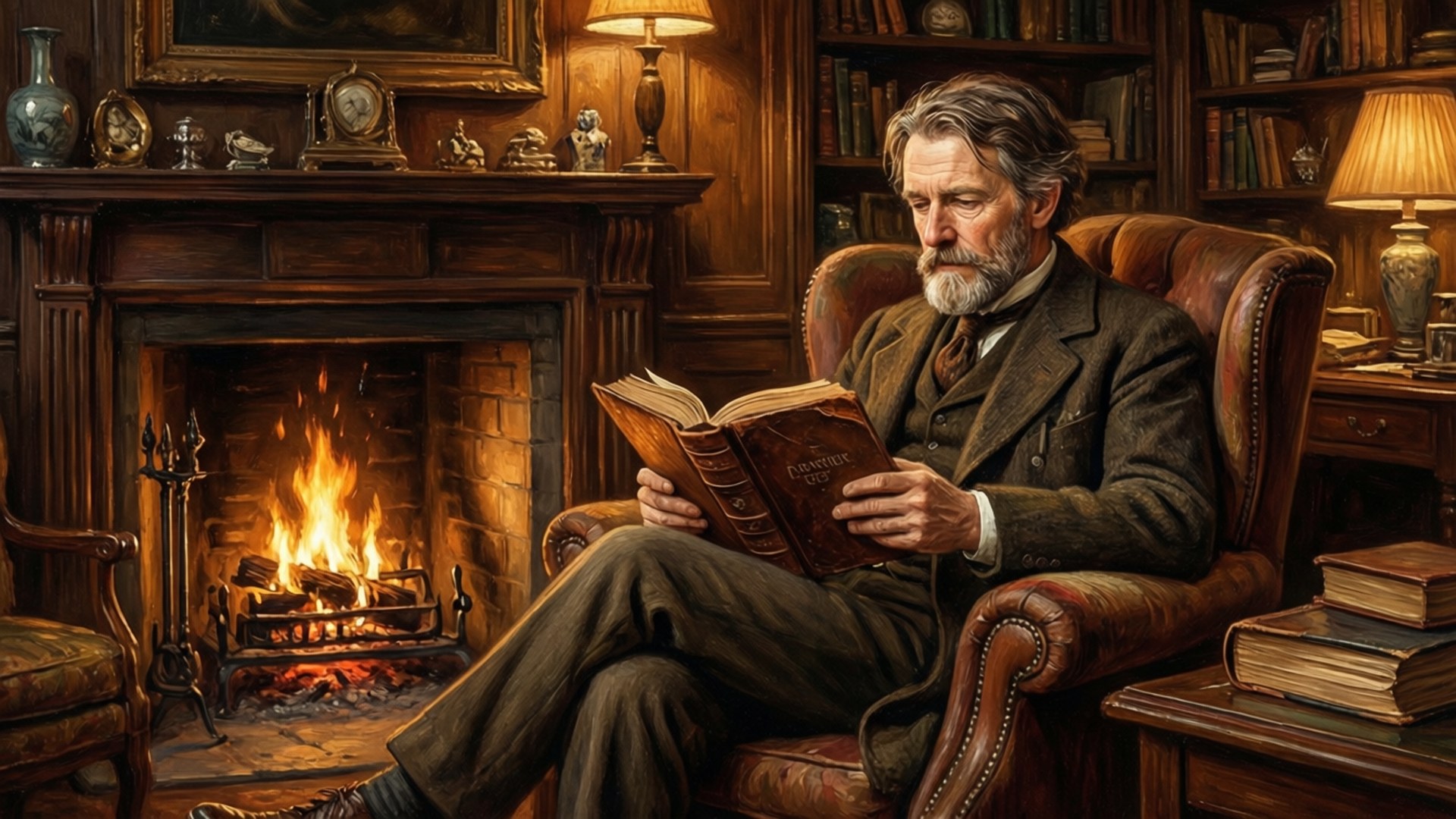Victorian Firelight Reader Achtergronden