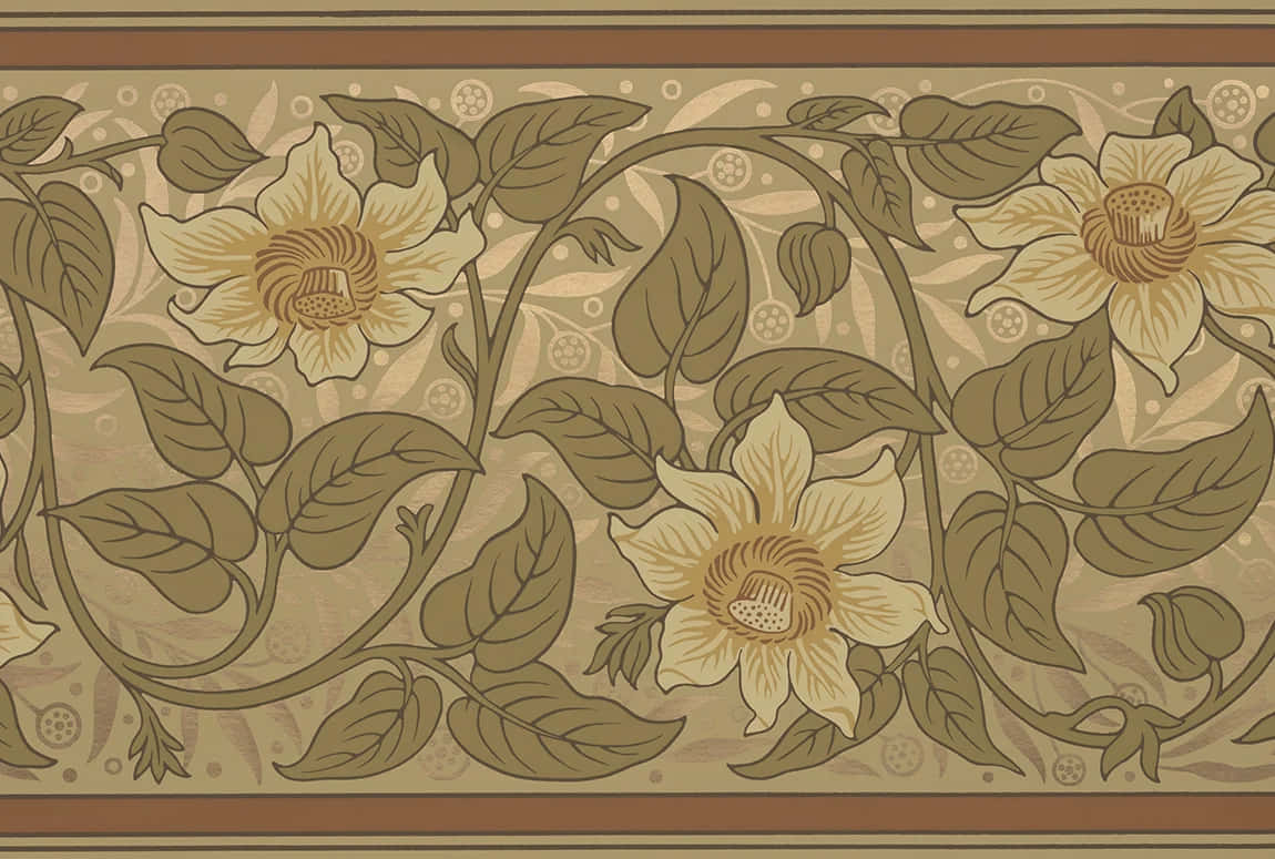Victorian_ Floral_ Pattern Wallpaper