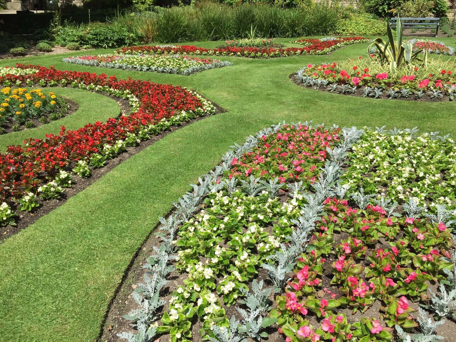 Beauté Du Jardin Victorien Fond d'écran