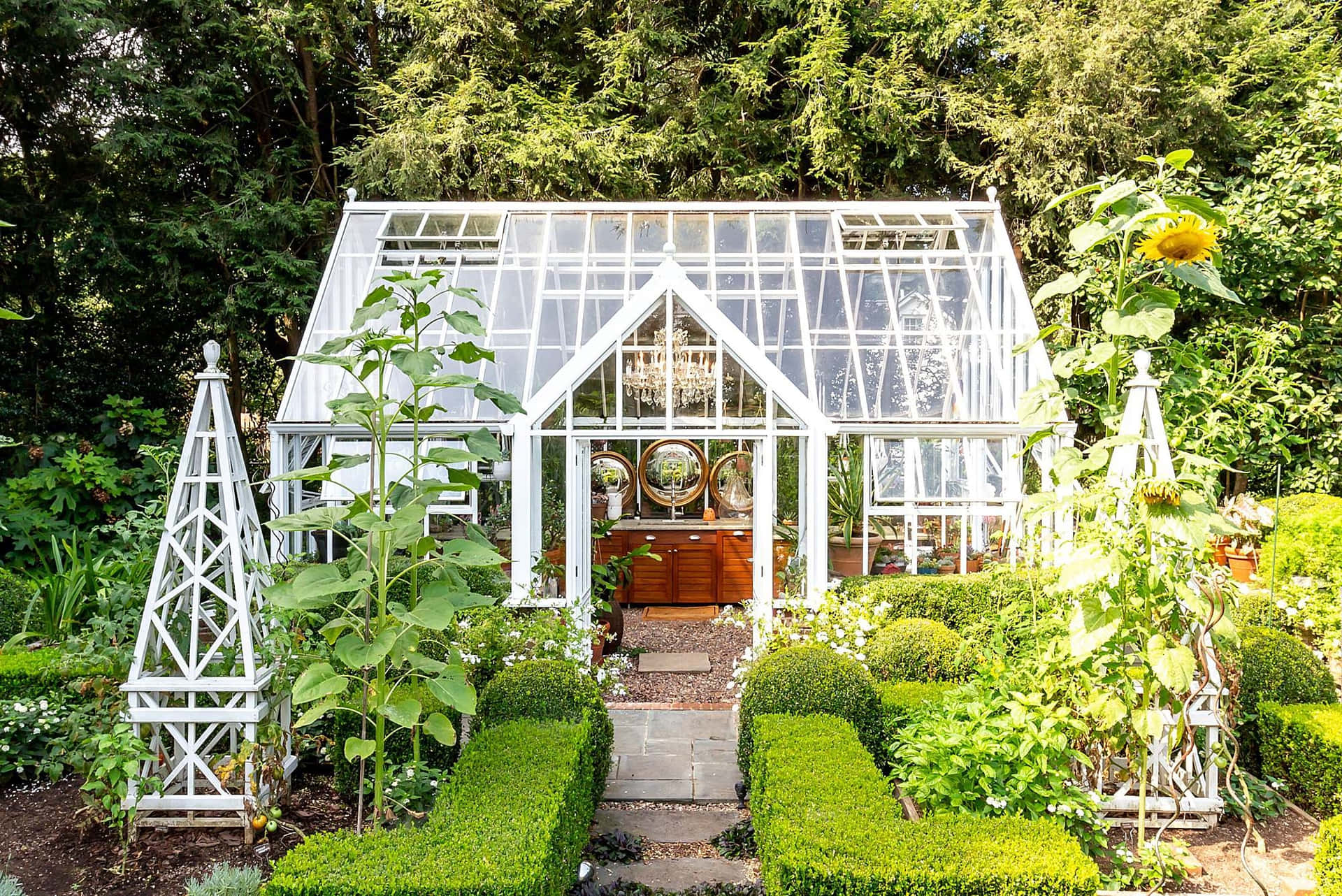 Serre De Jardin Victorien Fond d'écran