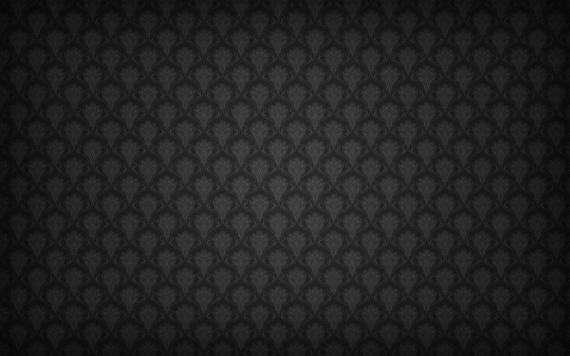 edVictoriansk gothisk vignet sort mønstret Wallpaper