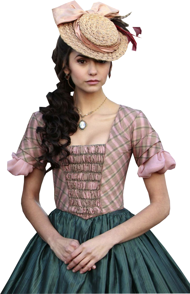 Victorian Inspired Portrait Nina Dobrev PNG