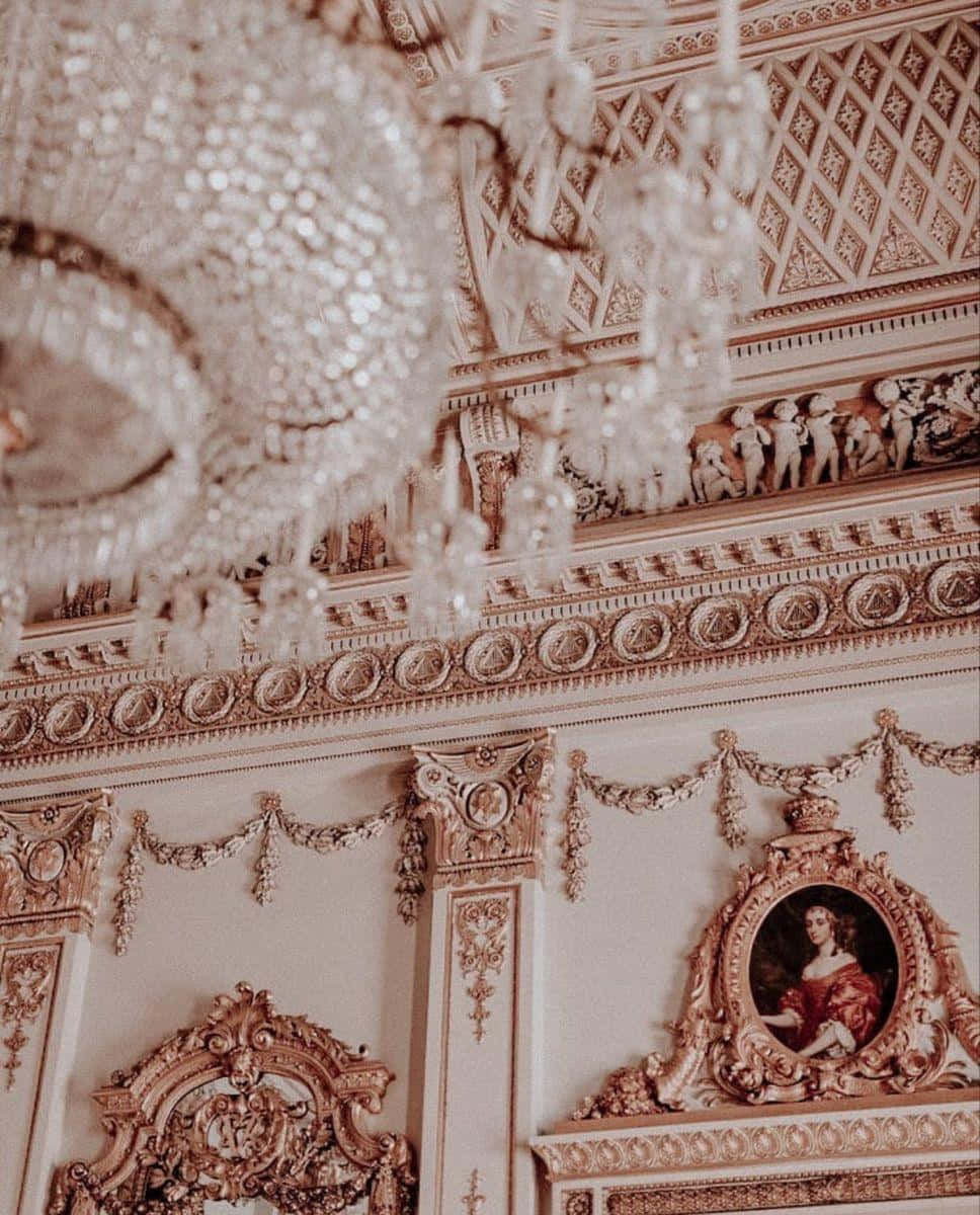 Victorian Interior Elegance Wallpaper