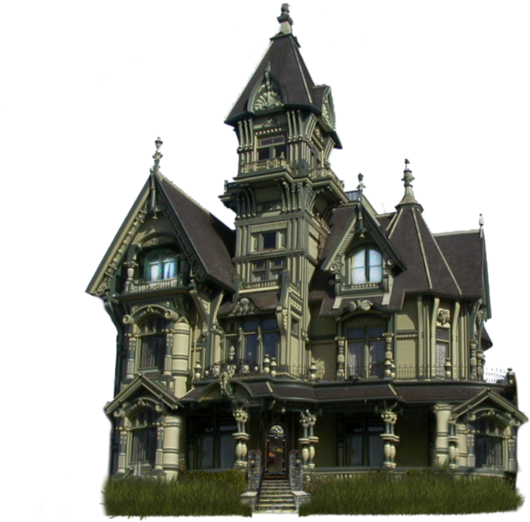 Victorian Mansion Architecture PNG