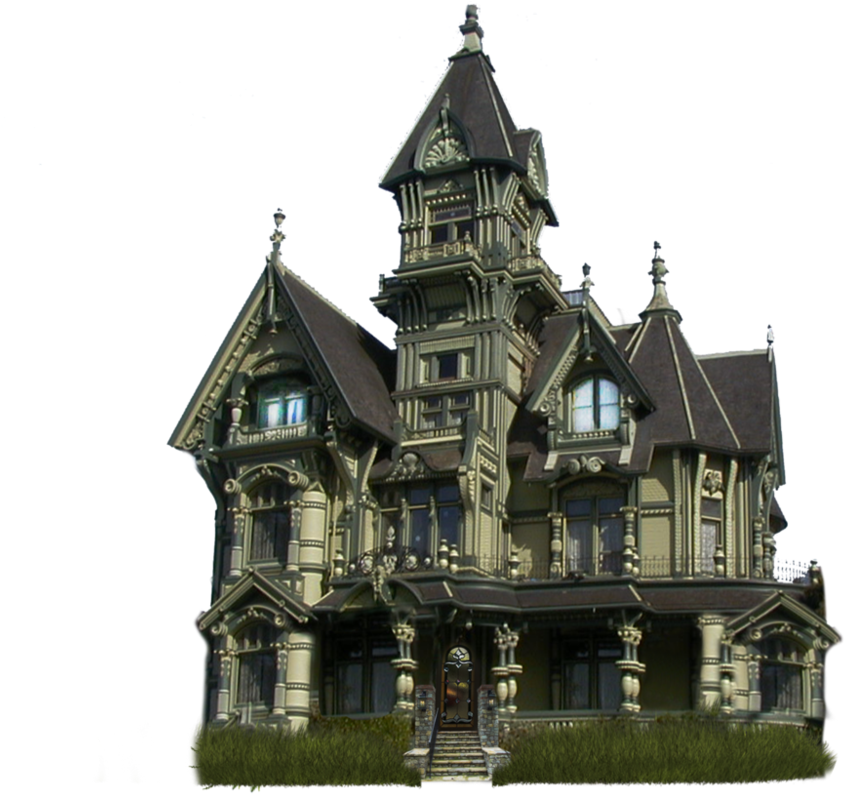 Victorian Mansion Architecture PNG