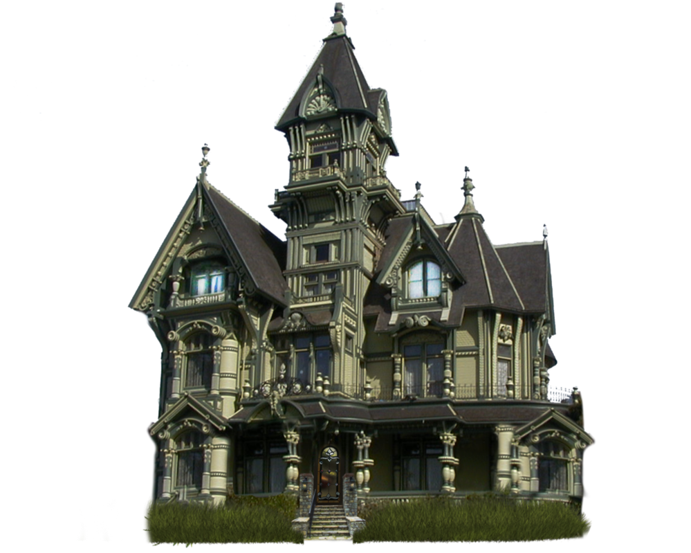 Victorian Mansion Exterior PNG