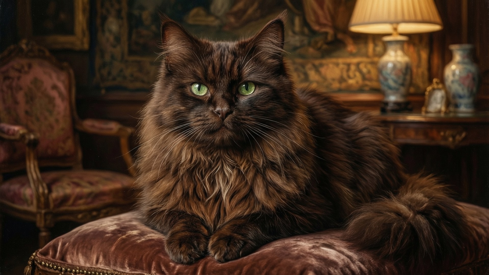 Victorian Parlor Elegance Sfondi