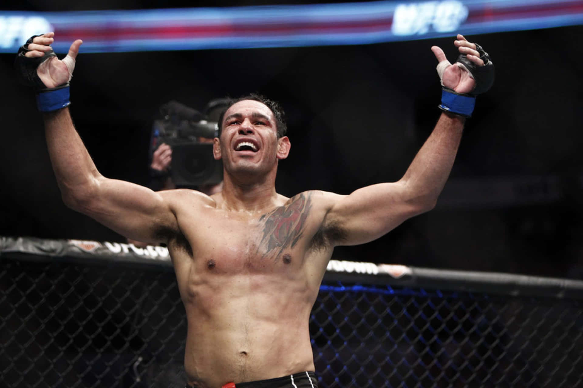 Victorious MMA Fighter Antonio Rogerio Nogueira At UFC 156 Wallpaper
