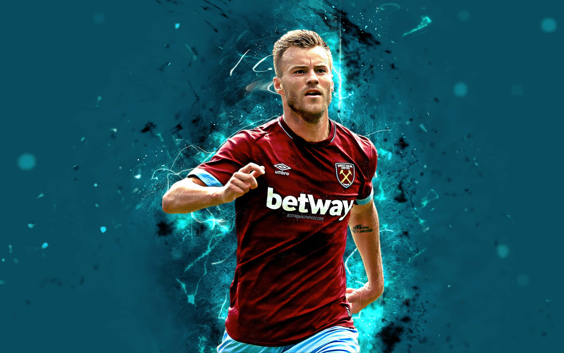 Victorious Moment Of West Ham United Fc Wallpaper