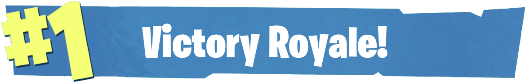 Victory Royale Banner PNG