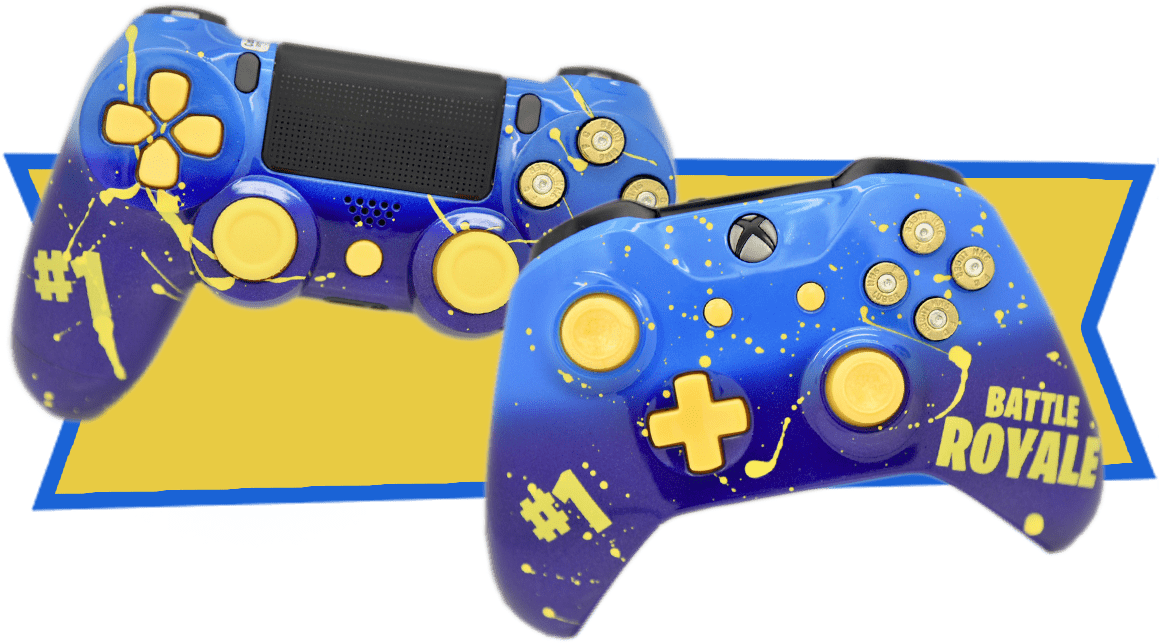 Download Victory Royale Custom Controllers.png | Wallpapers.com