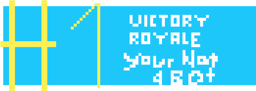 Victory Royale Pixel Art PNG