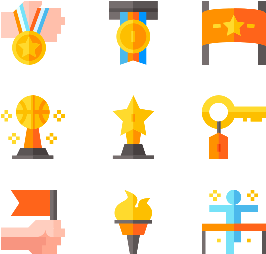 Victoryand Achievement Icons PNG