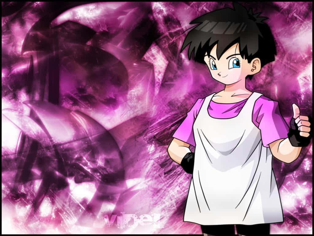 Dragon Ball Z's Videl Brings the Action to Your Screen Wallpaper