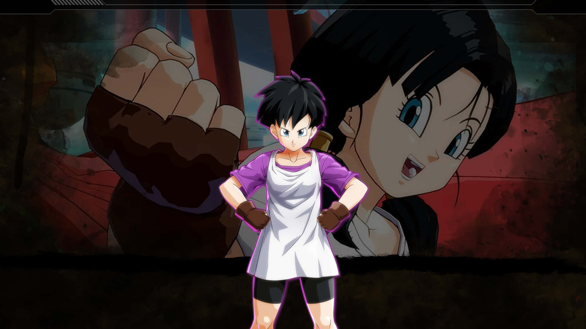 Videl is ready to take on the world! Wallpaper