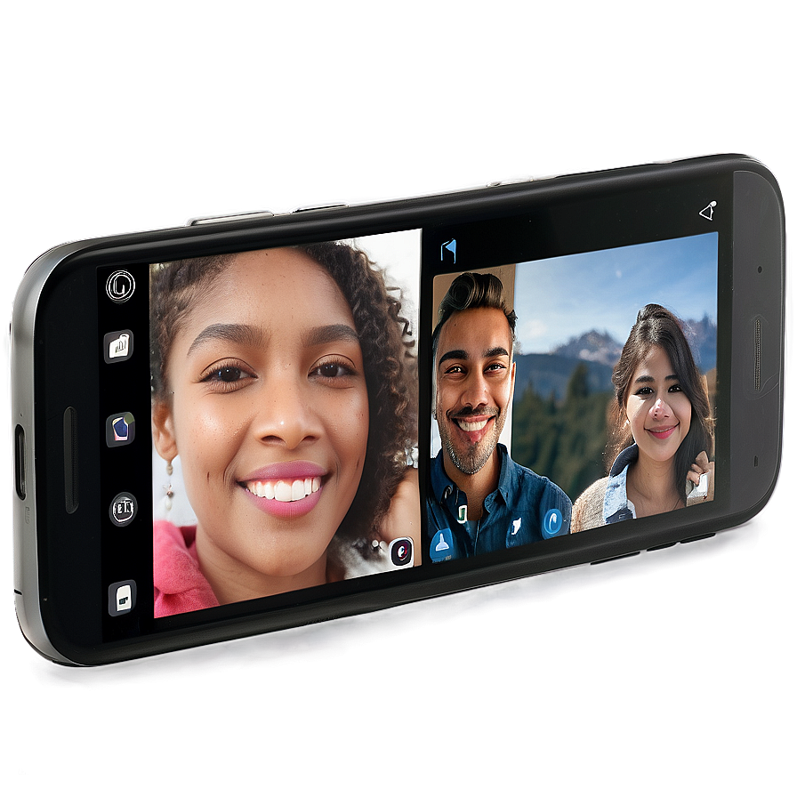 Video Calling Smartphone Png 06242024 PNG