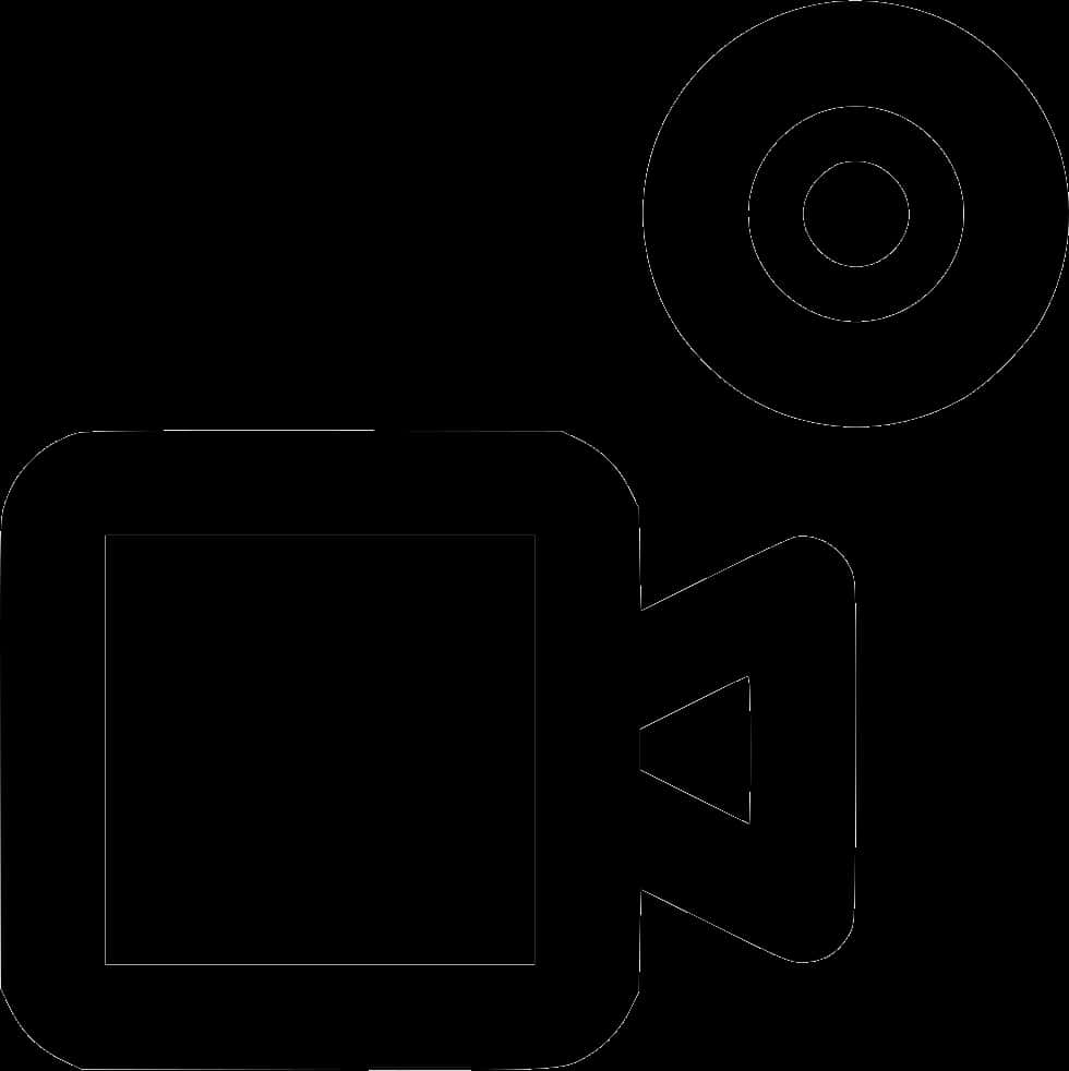Video Camera Icon Outline PNG