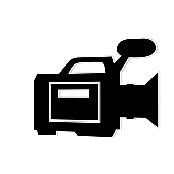 Video Camera Silhouette Icon PNG