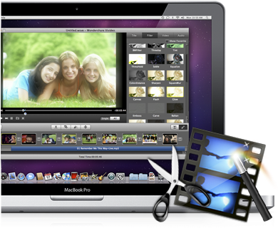 Video Editing Softwareon Laptop PNG