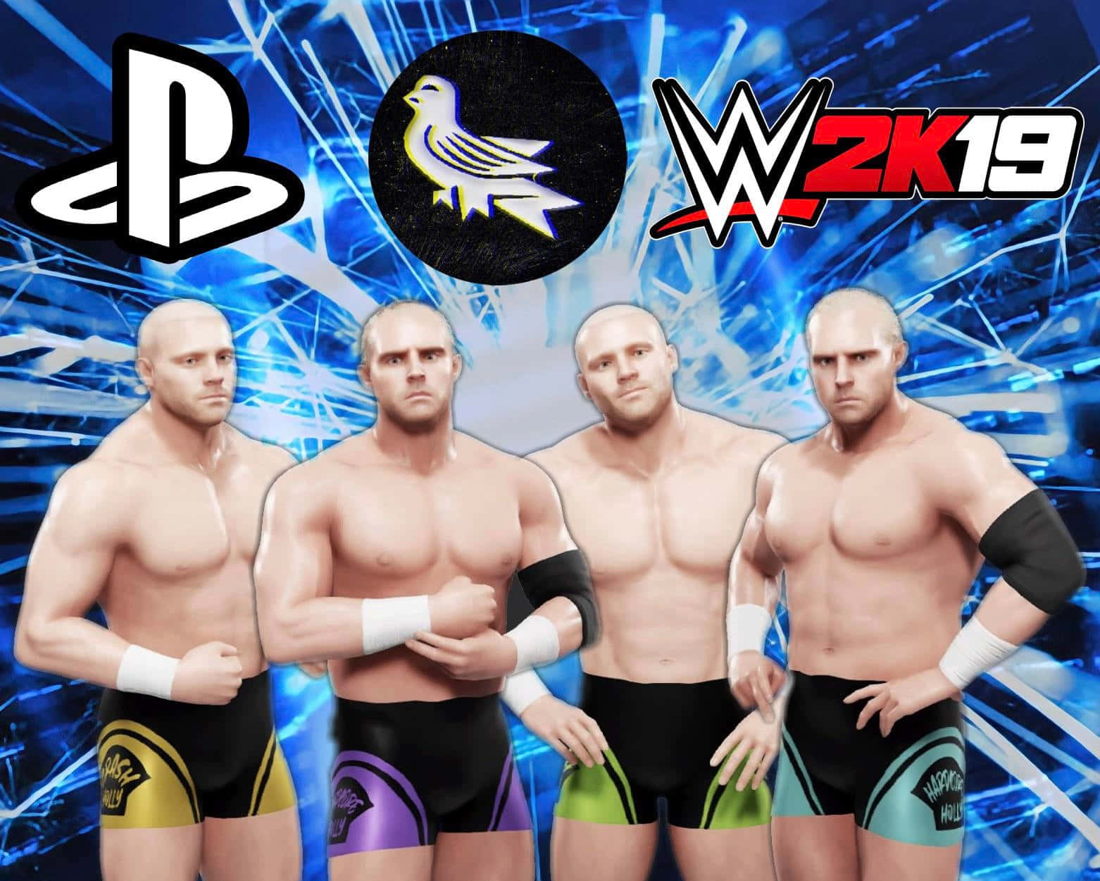 Crashing the Video Game Realm: An Exciting Collage of Crash Holly Wallpaper