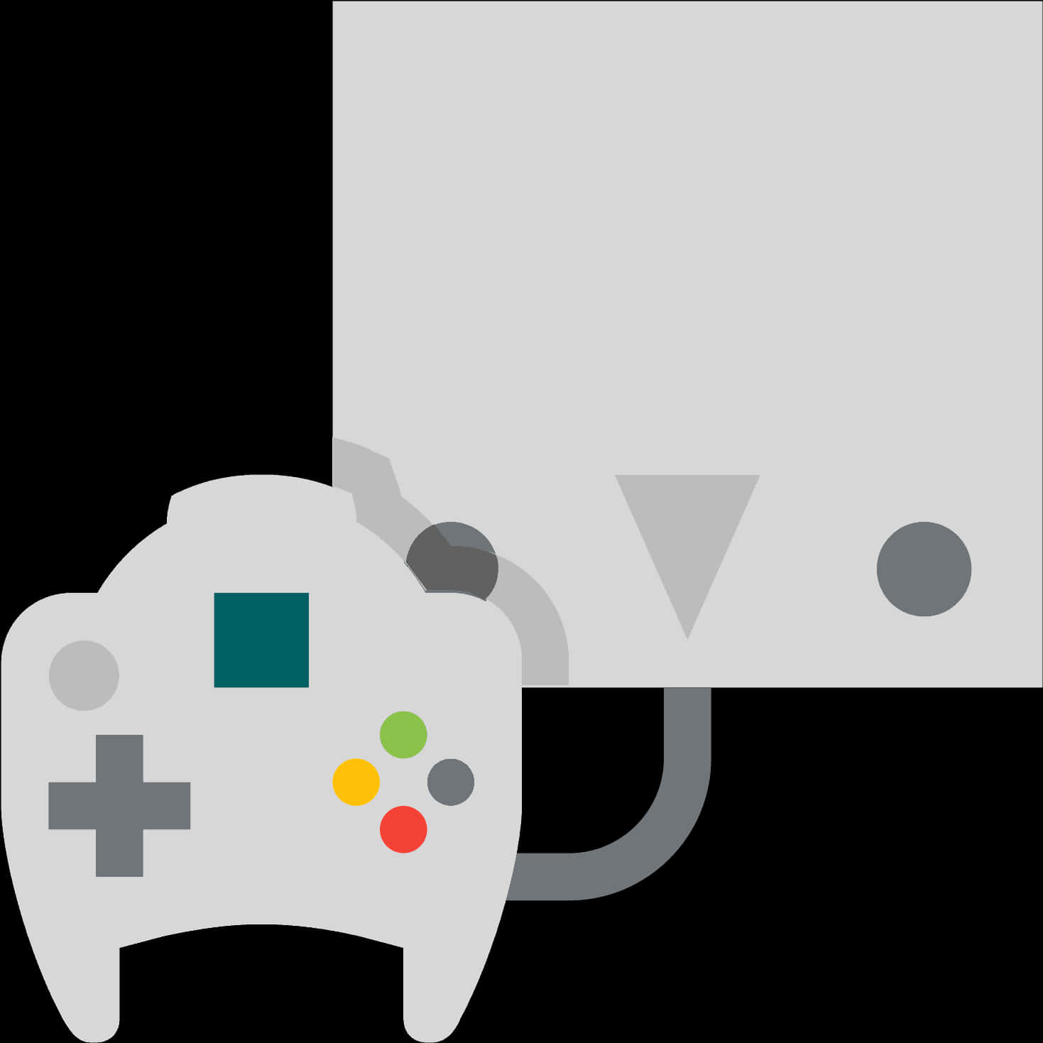 Video Game Controller Graphic PNG