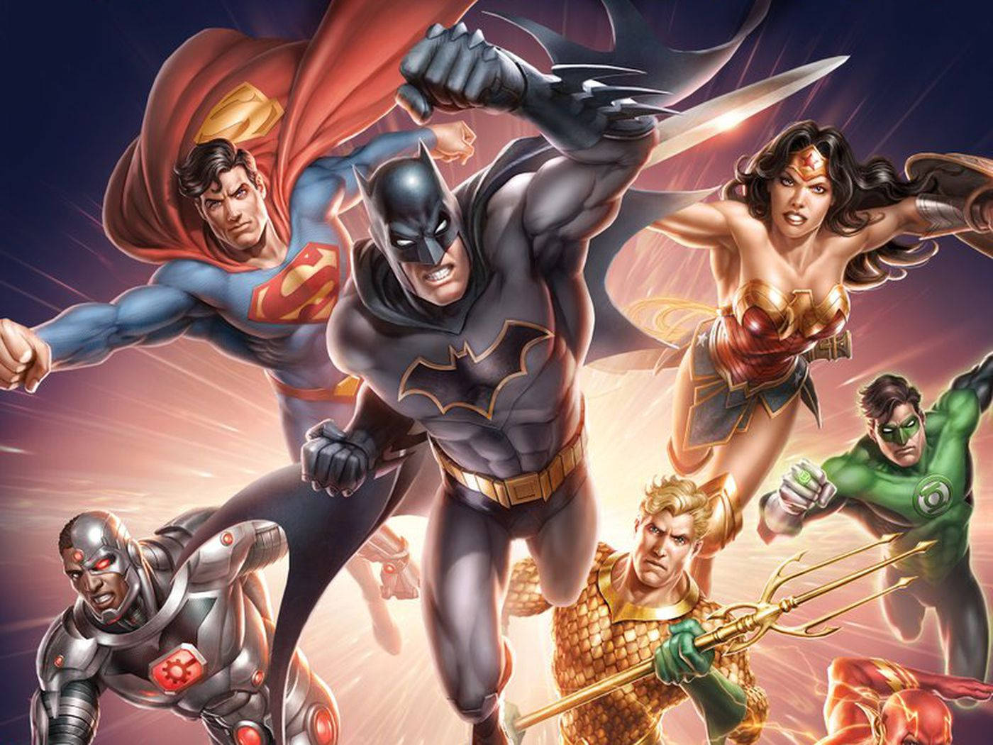 Video Game DC Universe Online Raged Superheroes Illustration Wallpaper