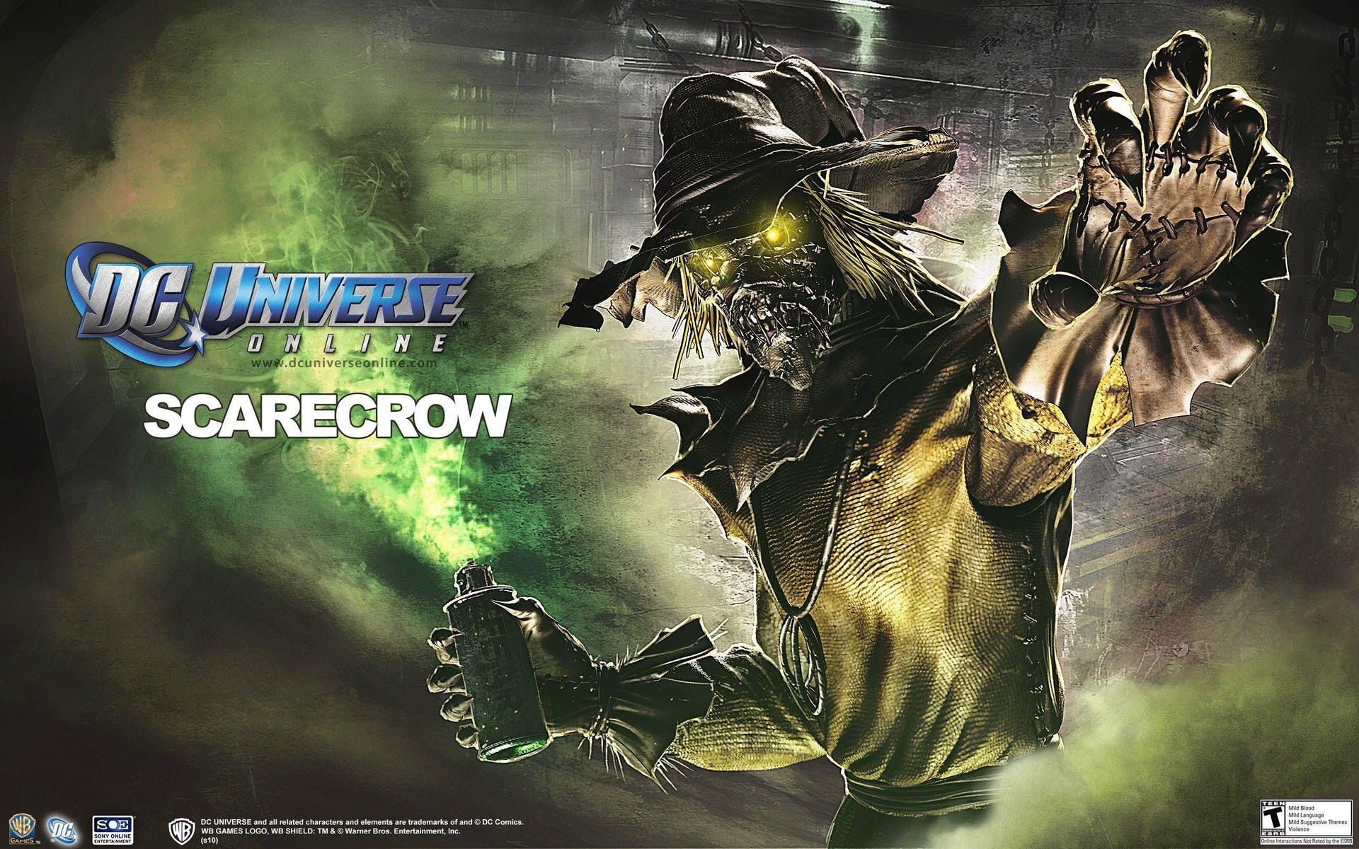 Video Game DC Universe Online Scarecrow Loading Screen Wallpaper