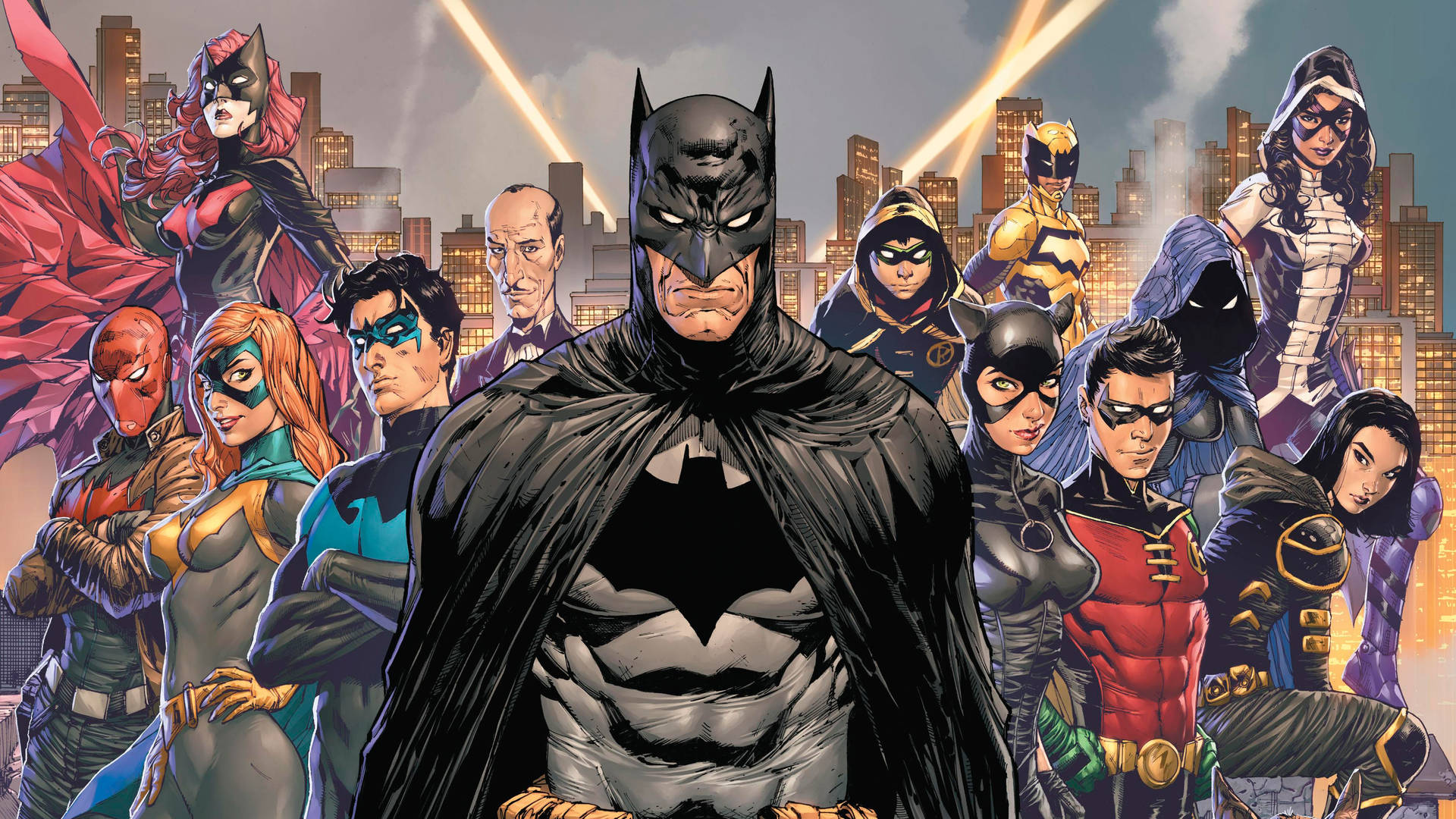 Video Game DC Universe Online The Bat Family Wallpaper