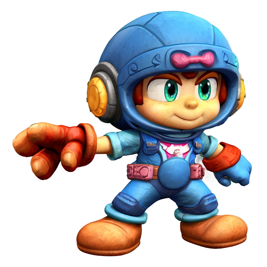 Video Game Inspired Cartoon Character Png 80 PNG