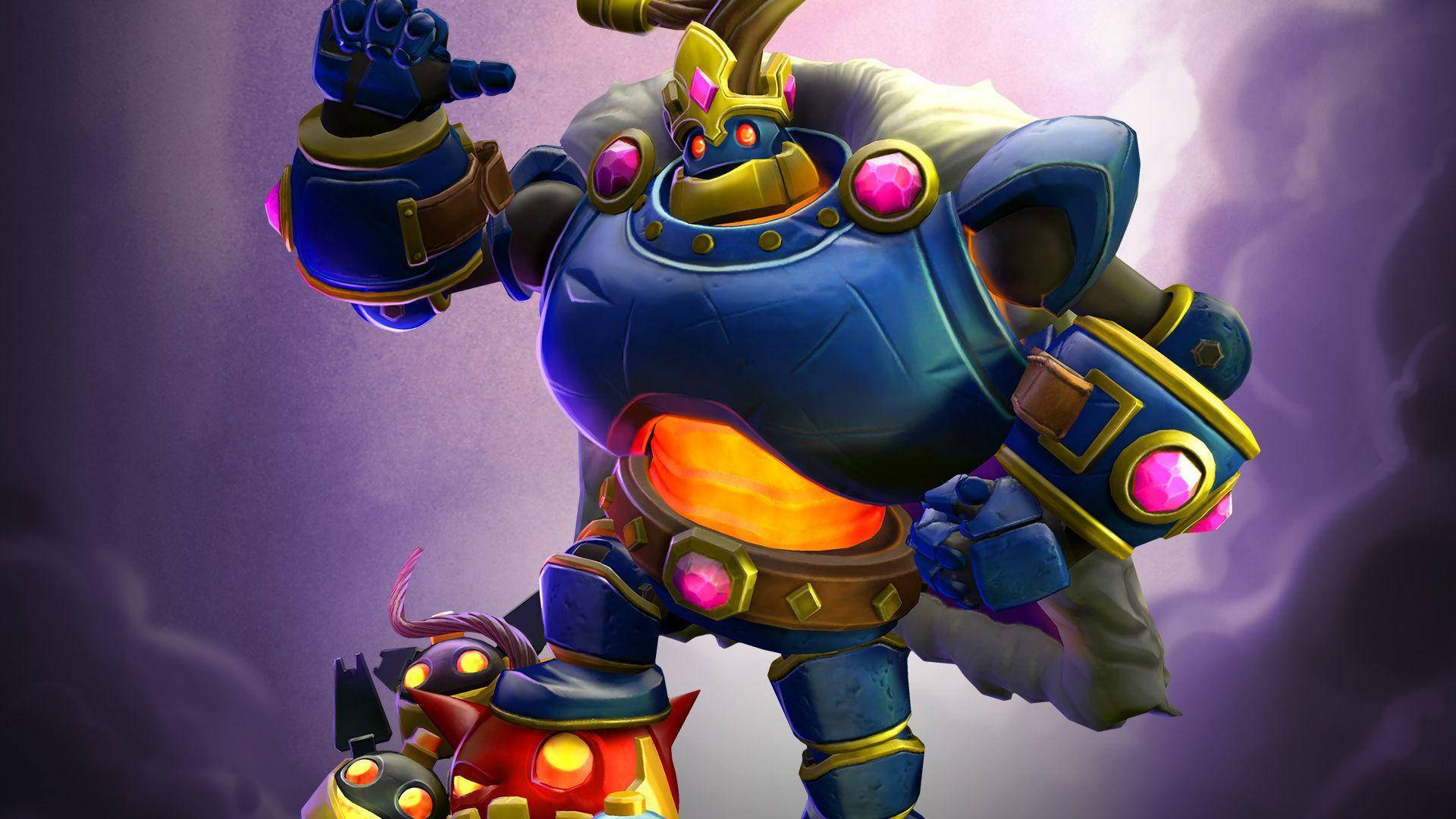 Video Game Paladins Bomb King Stepping On Bomb Wallpaper