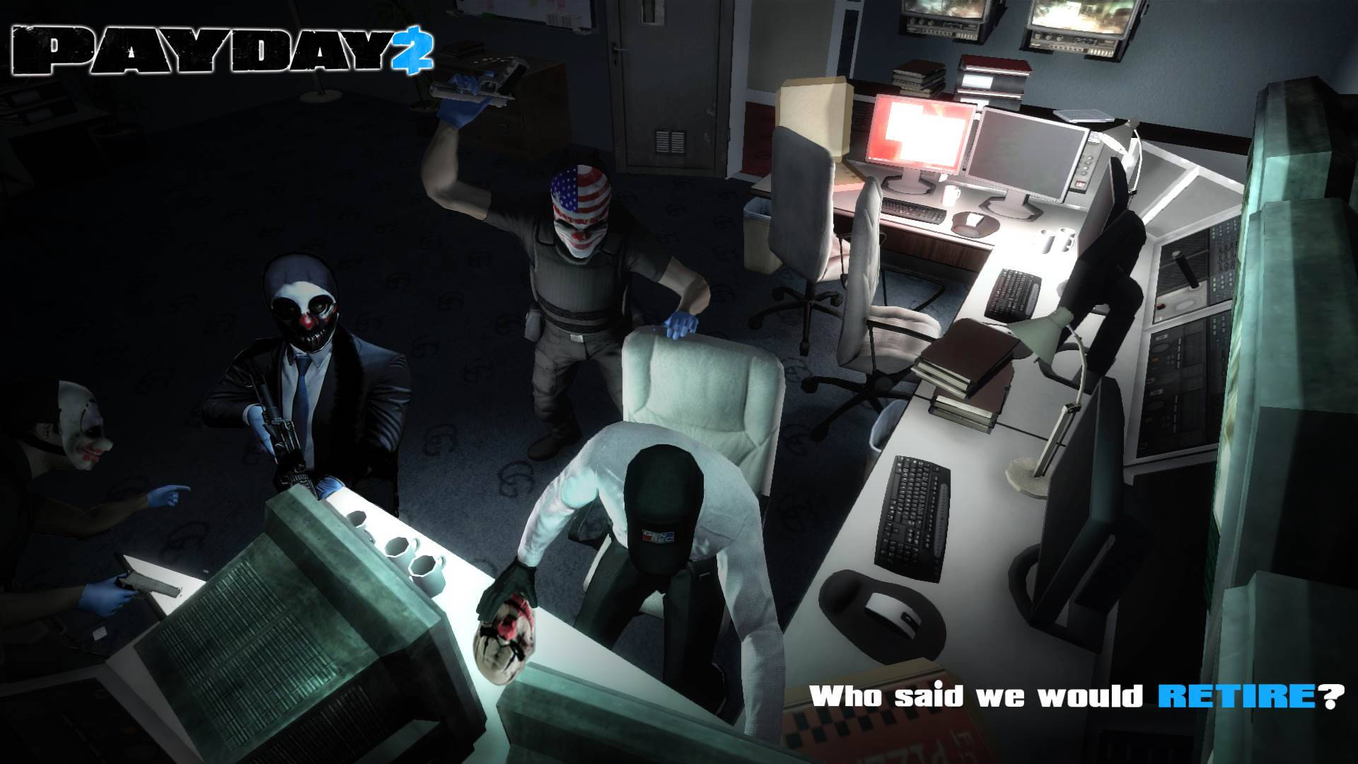 Video Game Payday 2 Crew Caught On Cctv Wallpaper