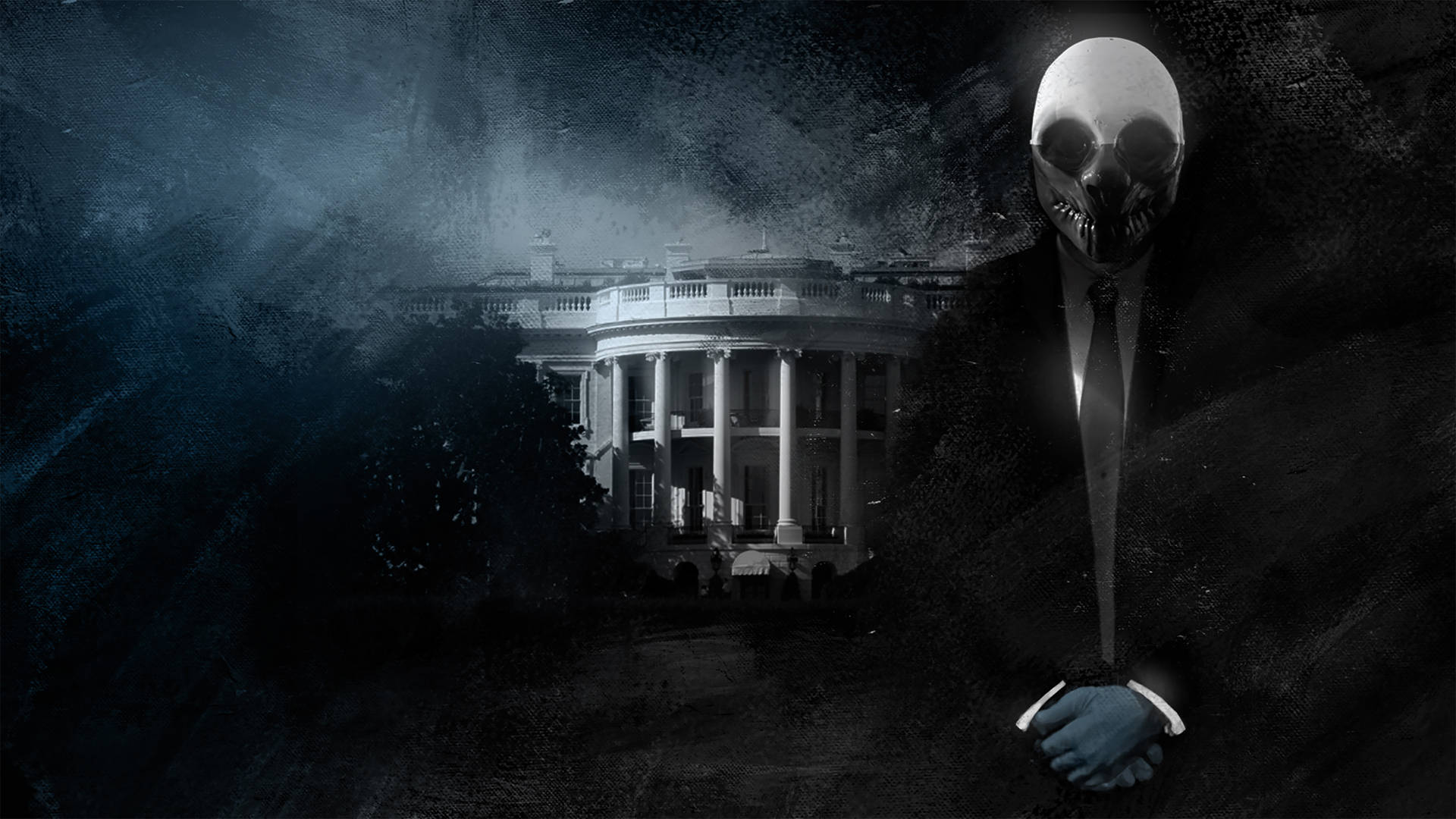 Video Game Payday 2 Wolf With White House Wallpaper