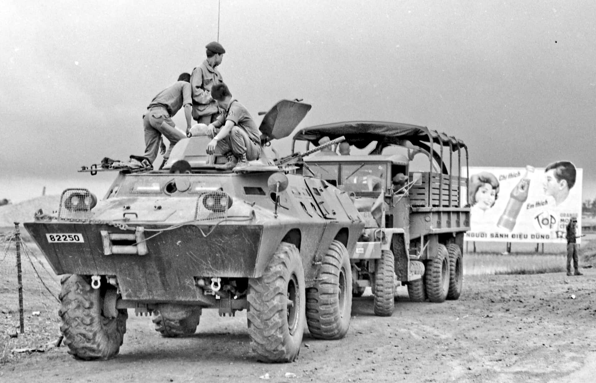 Immaginedi Un Carro Armato Della Guerra Del Vietnam