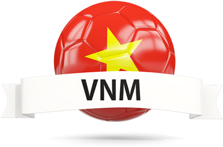Vietnamese Football Logo3 D Rendering PNG