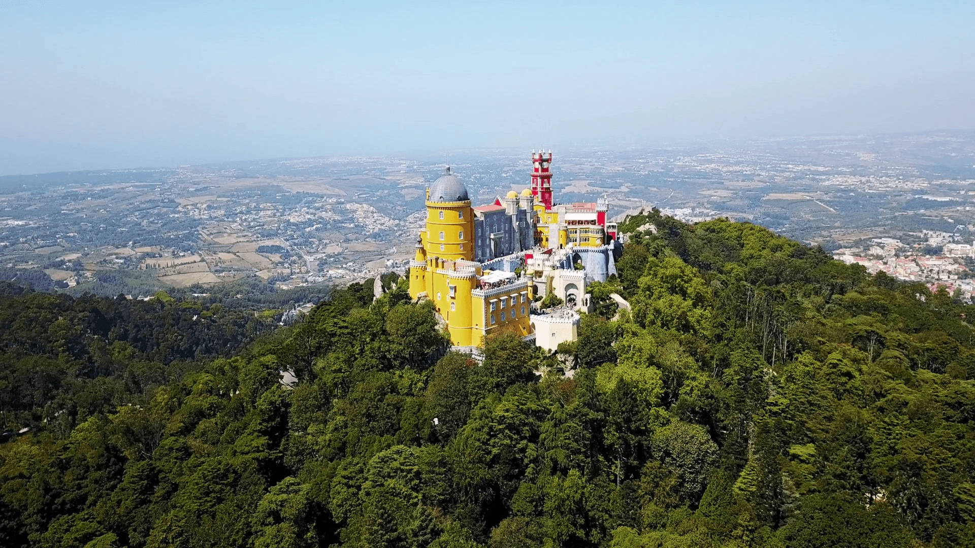 View Of Pena Palace Sintra Picture