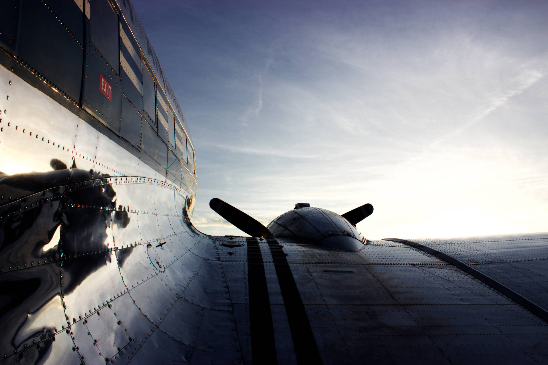 View Of Plane Propeller Wallpaper