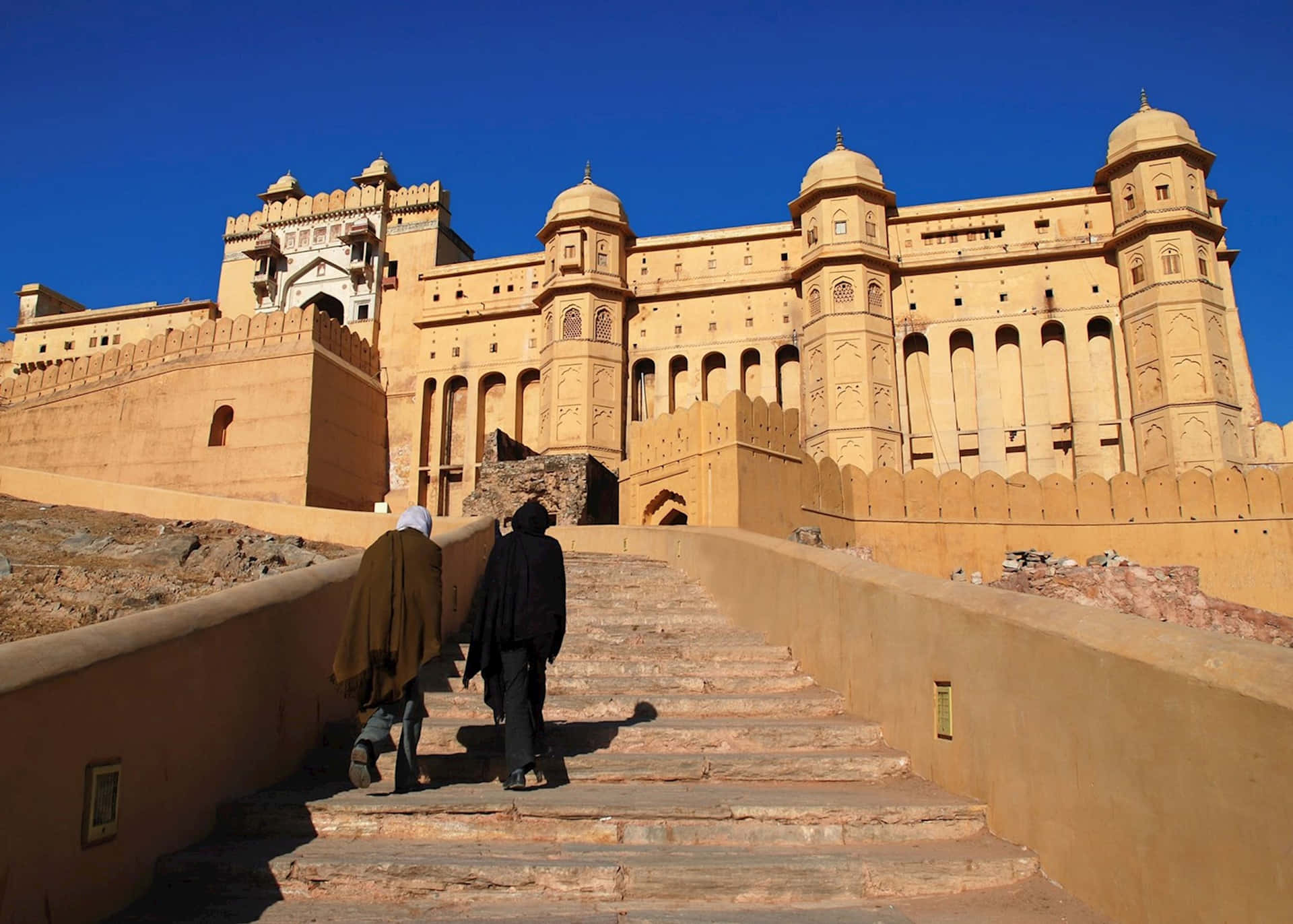 View Of The Amer Fort Wallpaper