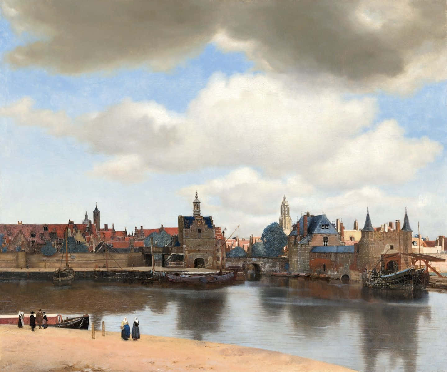 Viewof Delft Painting Wallpaper