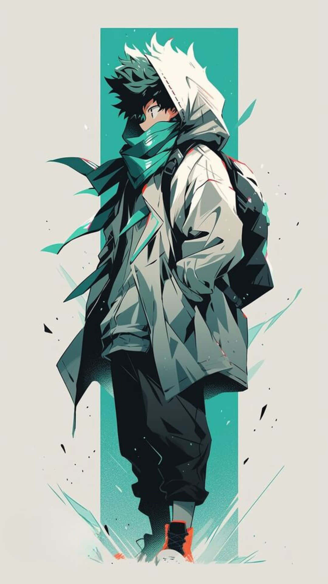 Download Vigilante Deku Artwork Wallpaper | Wallpapers.com