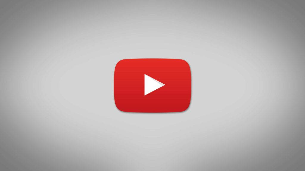 Vignettebild Des Youtube-logos. Wallpaper