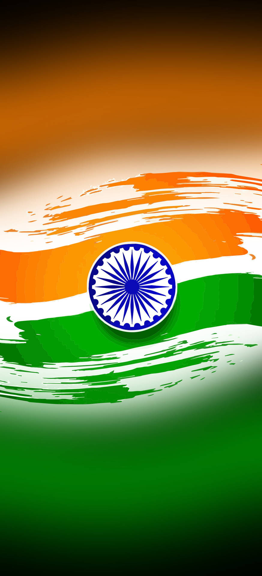 Vignette Indian Flag Mobile