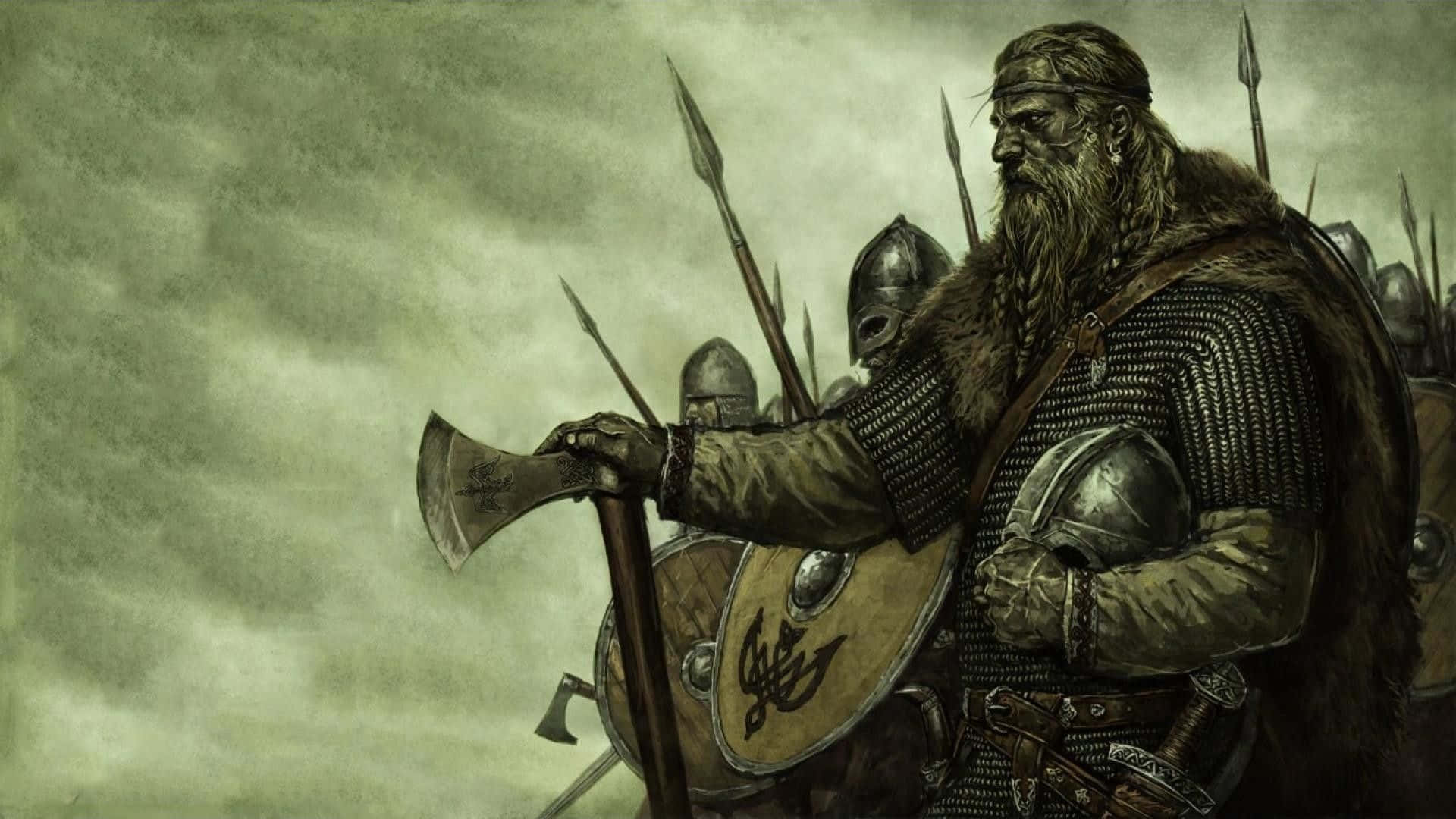 Fearless Viking Warrior